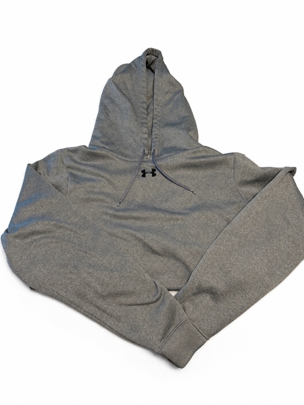 Under Armour Heather Gray Hooded Pullover